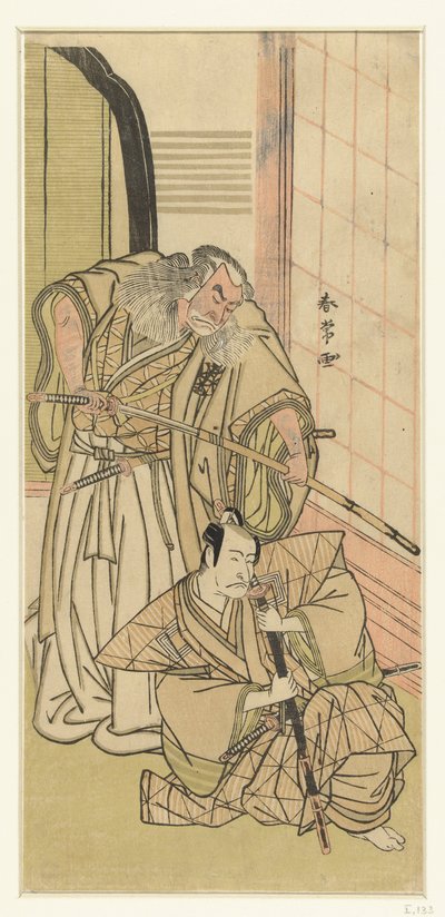 Herci Nakamura Nakazo I a Ichikawa Danjuro V als edellieden od Katsukawa Shunjo