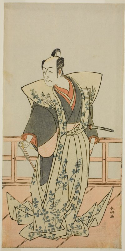 Herec Ichikawa Danjuro V v neznámé roli od Katsukawa Shunkо̄