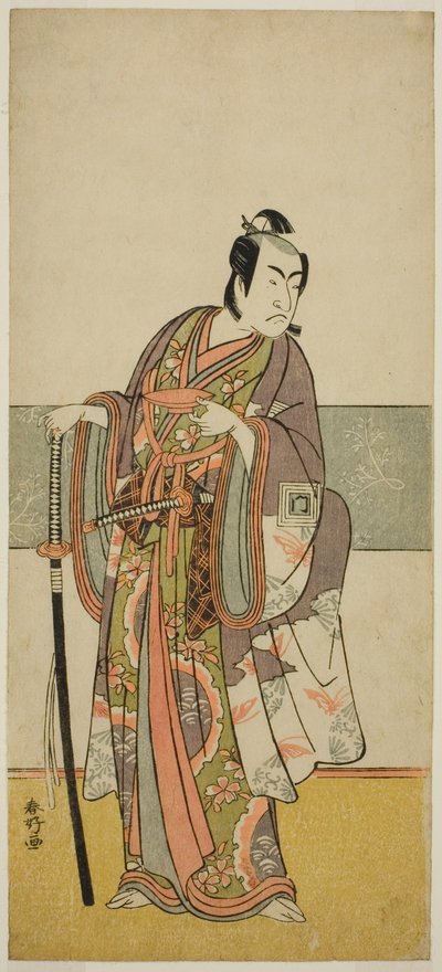 Herec Ičikawa Monnosuke II v neznámé roli od Katsukawa Shunkо̄