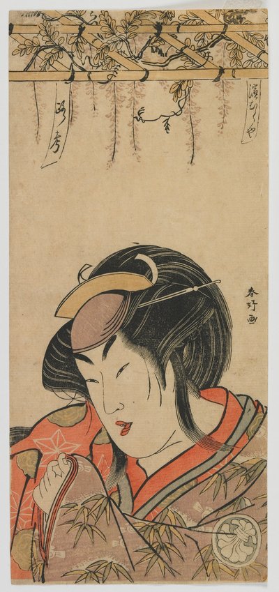Hamamuraya Roko (dobrá žena Segawa Kiku) Edo Perio d, 1780 od Katsukawa Shunko