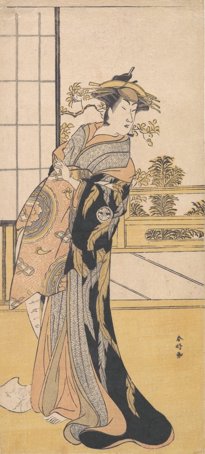 Herec Segawa Kikunojo 3. v ženské roli, ca. 1780. od Katsukawa Shunko