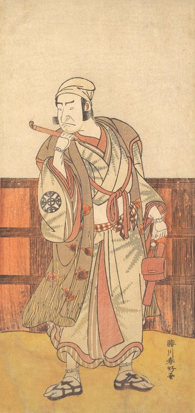 První Nakamura Nakazo v roli Shimada no Hachizo, duben 1783. od Katsukawa Shunko