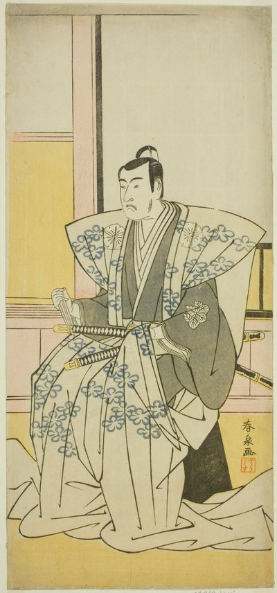 Jako Shigetada Hatakeyama byl Fuji Wakayanagi z Eda poslán první osobě, v roce 1789, Nakamurou. od Katsukawa Shunsen