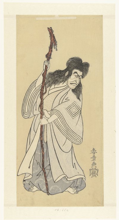 Herec Ichikawa Danjuro IV v roli van de geest Ki no Natora od Katsukawa Shunsho
