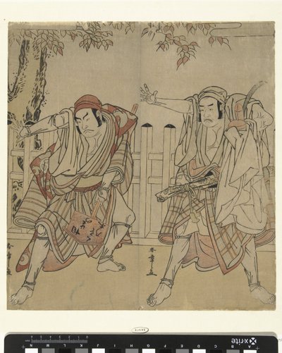 Herci Otani Hiroji III v Otani Tomoemon od Katsukawa Shunsho