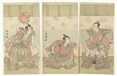 Herecký triptych od Katsukawa Shunsho
