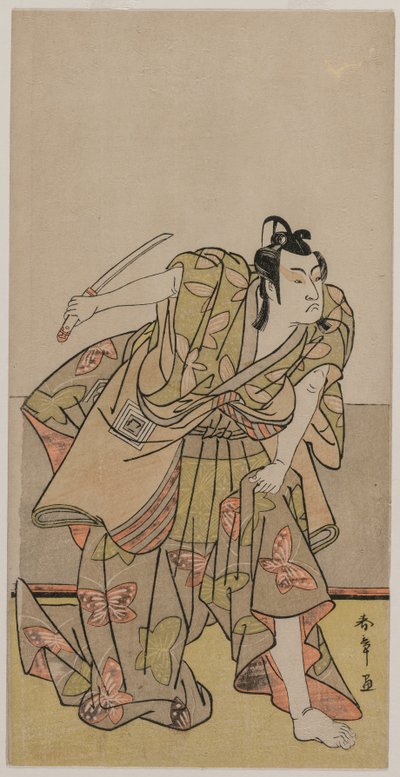 Ichikawa Monnosuke Good s Když jsem byl předkem, c. 70. léta 18. století. od Katsukawa Shunsho
