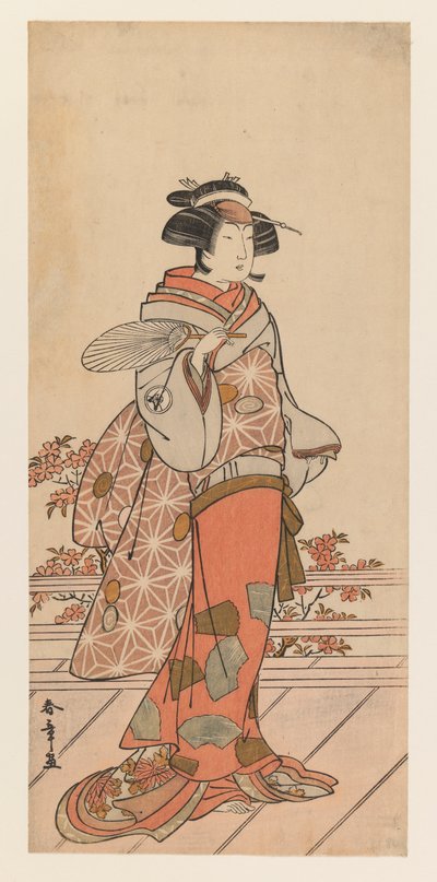 Iwai Hanshiro IV, c.1785 (barevný dřevořez) od Katsukawa Shunsho
