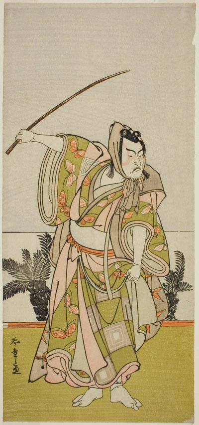 Když jsem byl členem skupiny Ichikawa, Aoyagi byl prvním členem skupiny a já jsem byl prvním členem skupiny. 1777 od Katsukawa Shunsho