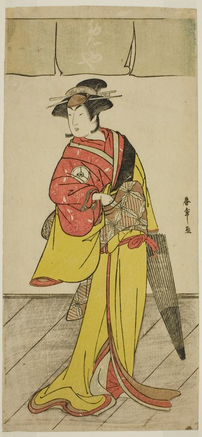 Tea C a r Celebration White Doctor V As Push Member Te Pay Kana Psaní Love Relationships Soga, předvedené v Te Ichimura Te, člen Te Fourth Gate, 1789 od Katsukawa Shunsho