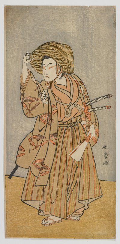 Čaj Ac a r Matsumoto Ogi I V Jako Nagoya Yamazaburo, Edo Perio d od Katsukawa Shunsho