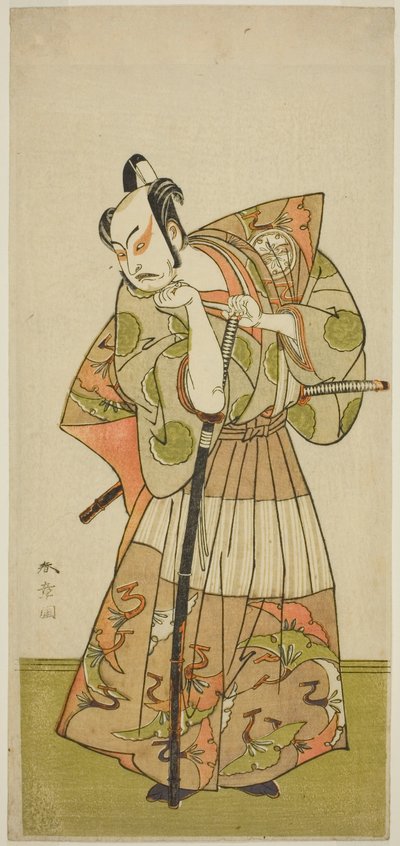 Herec Nakamura Juzo II v neznámé roli od Katsukawa Shunsho