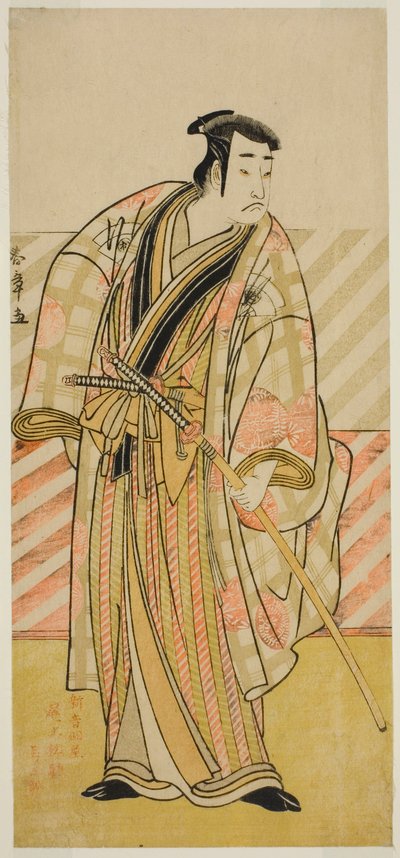 Herec Onoe Matsusuke I v neidentifikované roli od Katsukawa Shunsho