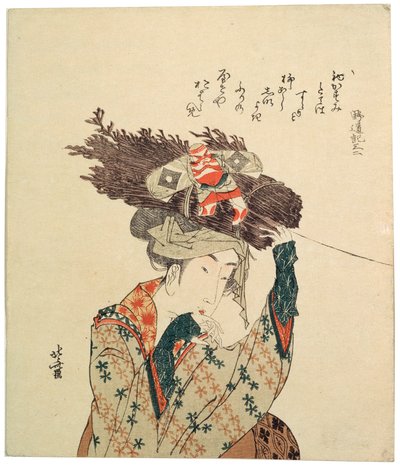 Dívka z Ohary, 1806-1815. od Katsushika Hokusai