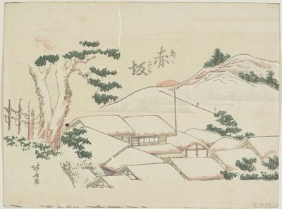 Akasaka, 1799-1802 od Katsushika Hokusai