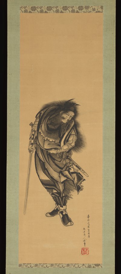 Černý Šóki, přemožitel démonů od Katsushika Hokusai