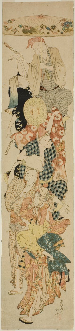 Bon festivalový tanec od Katsushika Hokusai