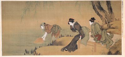 Ochlazování na letní večer od Katsushika Hokusai