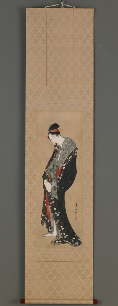 Kurtizána, období Edo, ca. 1796-1798. od Katsushika Hokusai