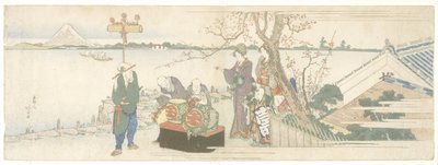 Daikagura Performers, 1801-1805 od Katsushika Hokusai