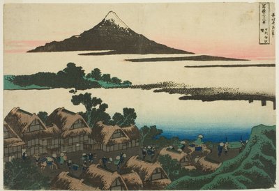 úsvit v Isawě členská společnost P Rovinse (starší sake Isawa no Akatsuki), ze seriálu `` Pan Tyrty x pohledy na horu Fuji (Fugaku Kasajirokukatsura) 