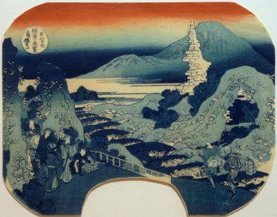 Mount Haruna v provincii Kôzuke od Katsushika Hokusai