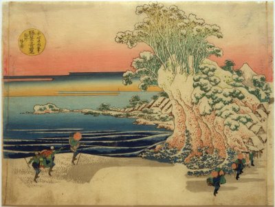 Pobřežní pás Sodegaura v provincii Sagami od Katsushika Hokusai