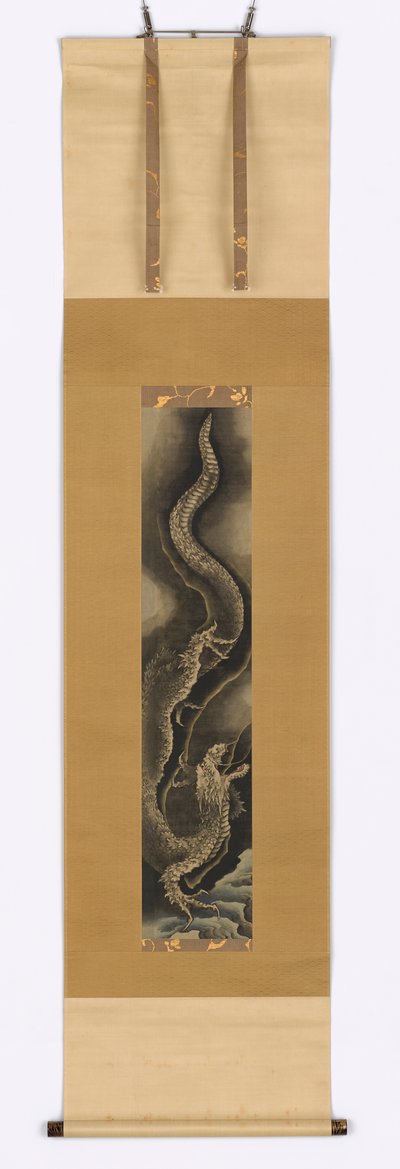 Sestupující drak, konec 18.-začátek 19. století. od Katsushika Hokusai
