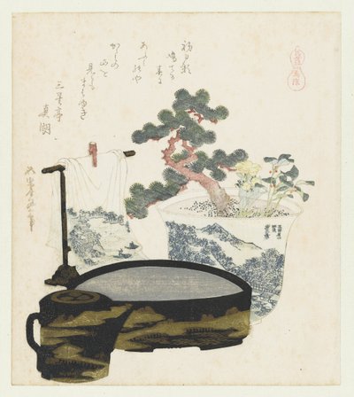 Koňský amulet Mayoke (název na objektu) Série s koňmi (název série) Umazukushi (název série na objektu) od Katsushika Hokusai