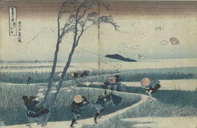 Ejiri v provincii Suruga ze série Třicet šest pohledů na Mt Fuji, c. 1830 od Katsushika Hokusai