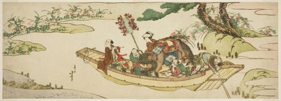 Trajektová loď od Katsushika Hokusai