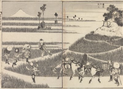 Z díla „Sto pohledů na horu Fudži“ od Katsushika Hokusai