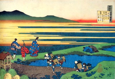 Ze série Sto básní od jednoho sta básníků: Sanji Hitoshi, c1830. od Katsushika Hokusai