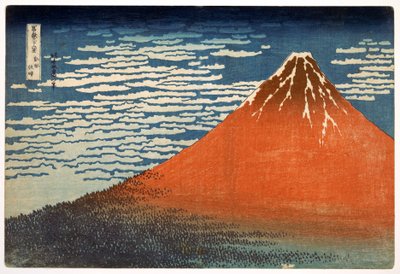 Fuji; Hory za jasného počasí; 1831; ze série 