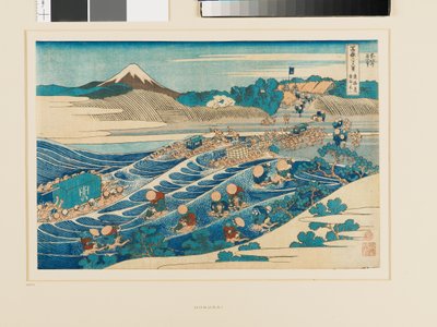 Fudži z Kanaya na silnici Tókaidó od Katsushika Hokusai