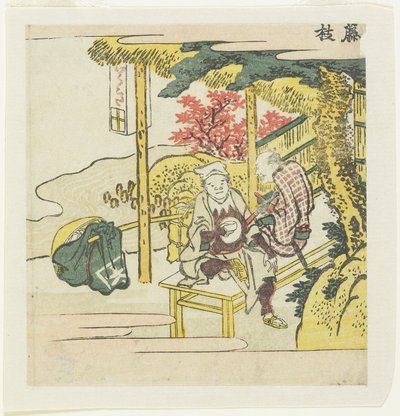 Fujieda, cca 1804 od Katsushika Hokusai