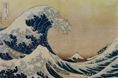 Velká vlna u pobřeží poblíž Kanagawy od Katsushika Hokusai