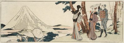 Hara. 3 ri a 6 chō do Yoshiwary od Katsushika Hokusai