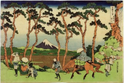 Hodogaya na ulici Tôkaidô od Katsushika Hokusai