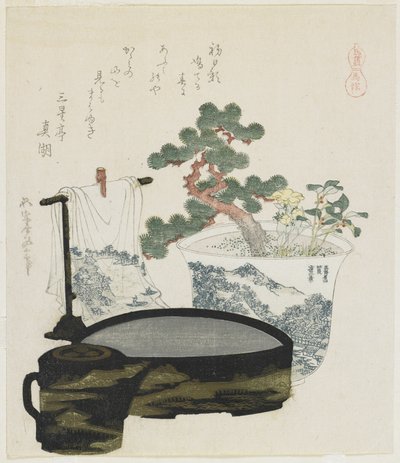 Koňský talisman, 1822 od Katsushika Hokusai