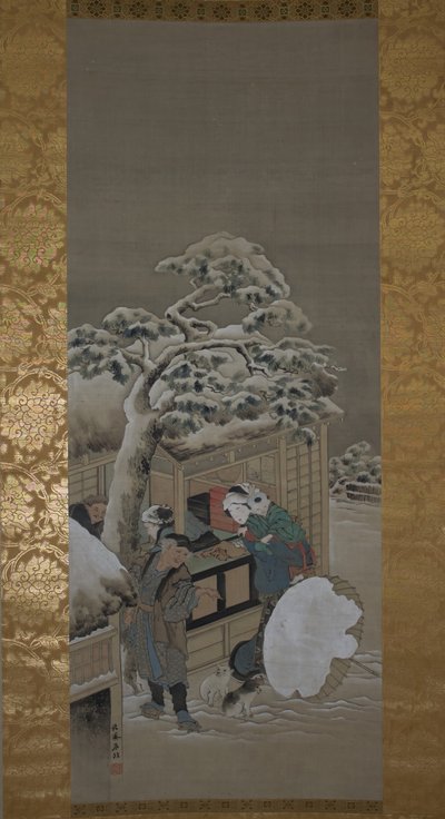 Před obchodem z roku 1780. od Katsushika Hokusai