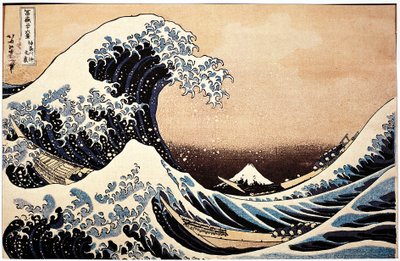 Japonsko, obraz Velké vlny od Katsushika Hokusai