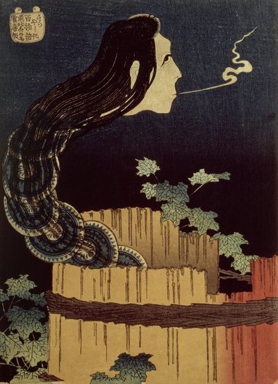 Japonský duch (woodblock) od Katsushika Hokusai