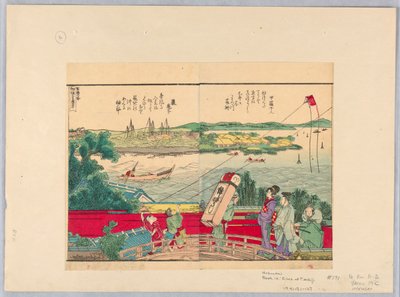 Draci v Tsuiji od Katsushika Hokusai