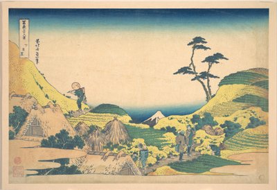 Dolní Meguro (Šimo Meguro), ze série „Třicet šest pohledů na horu Fudži“ (Fugaku sanjūrokkei) od Katsushika Hokusai