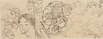 Různé studie, konec 18.-začátek 19. století. od Katsushika Hokusai