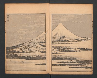 Mount Fuji of the Bamboo Grove, ze Sto pohledů na horu Fuji, 1835. od Katsushika Hokusai