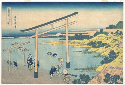 Zátoka Noboto (Noboto no ura), ze série „Třicet šest pohledů na horu Fudži“ (Fugaku sanjūrokkei) od Katsushika Hokusai