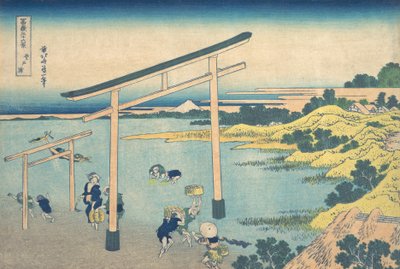 Noboto Bay Noboto no ura, ze série Třicet šest pohledů na horu Fuji Fugaku ..., ca. 1830-32. od Katsushika Hokusai