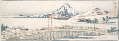 Okazaki, ze série „Padesát tři zastávky jarních radostí“ od Katsushika Hokusai
